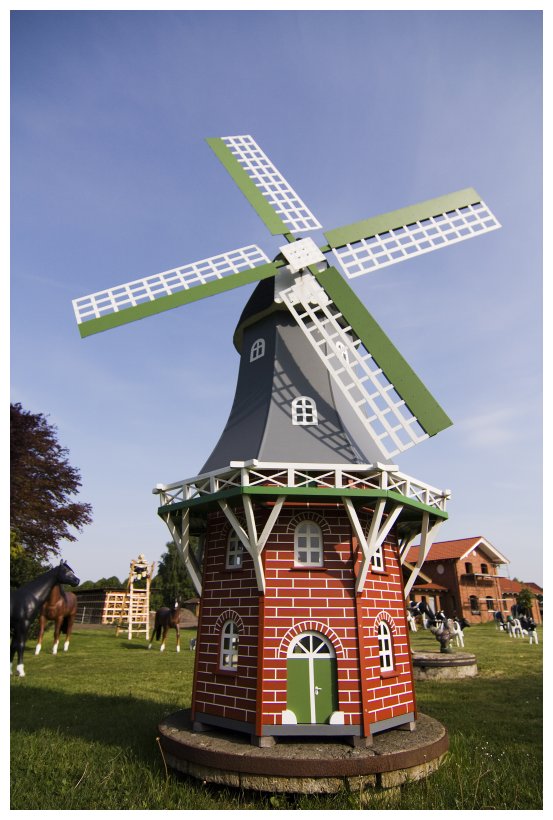 Große Mühle über 3m hoch
